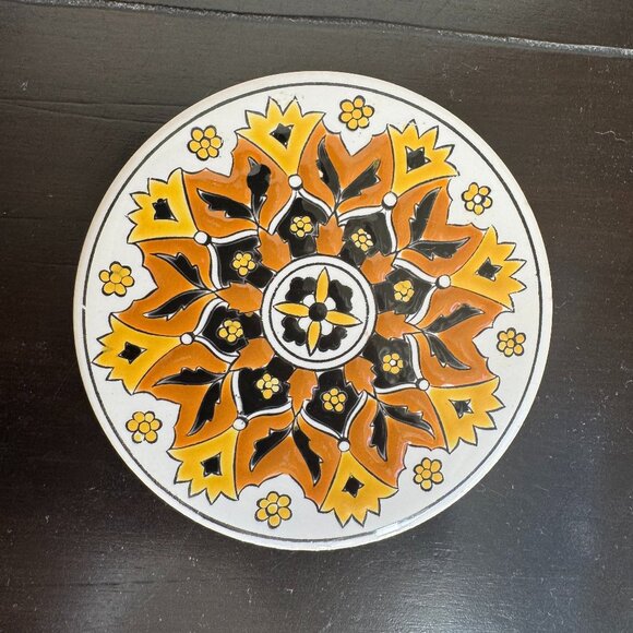 Nassos Ceramic Tile Coasters, Set of 7 - Picture 3 of 12